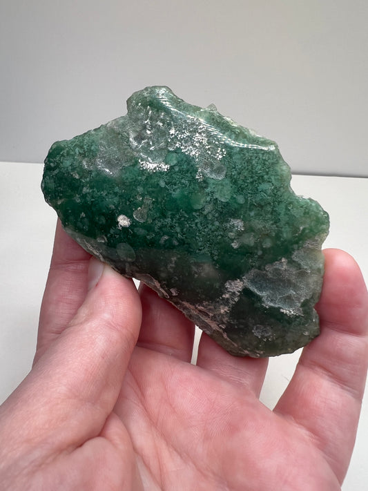 Chrysoprase + Emerald Polished