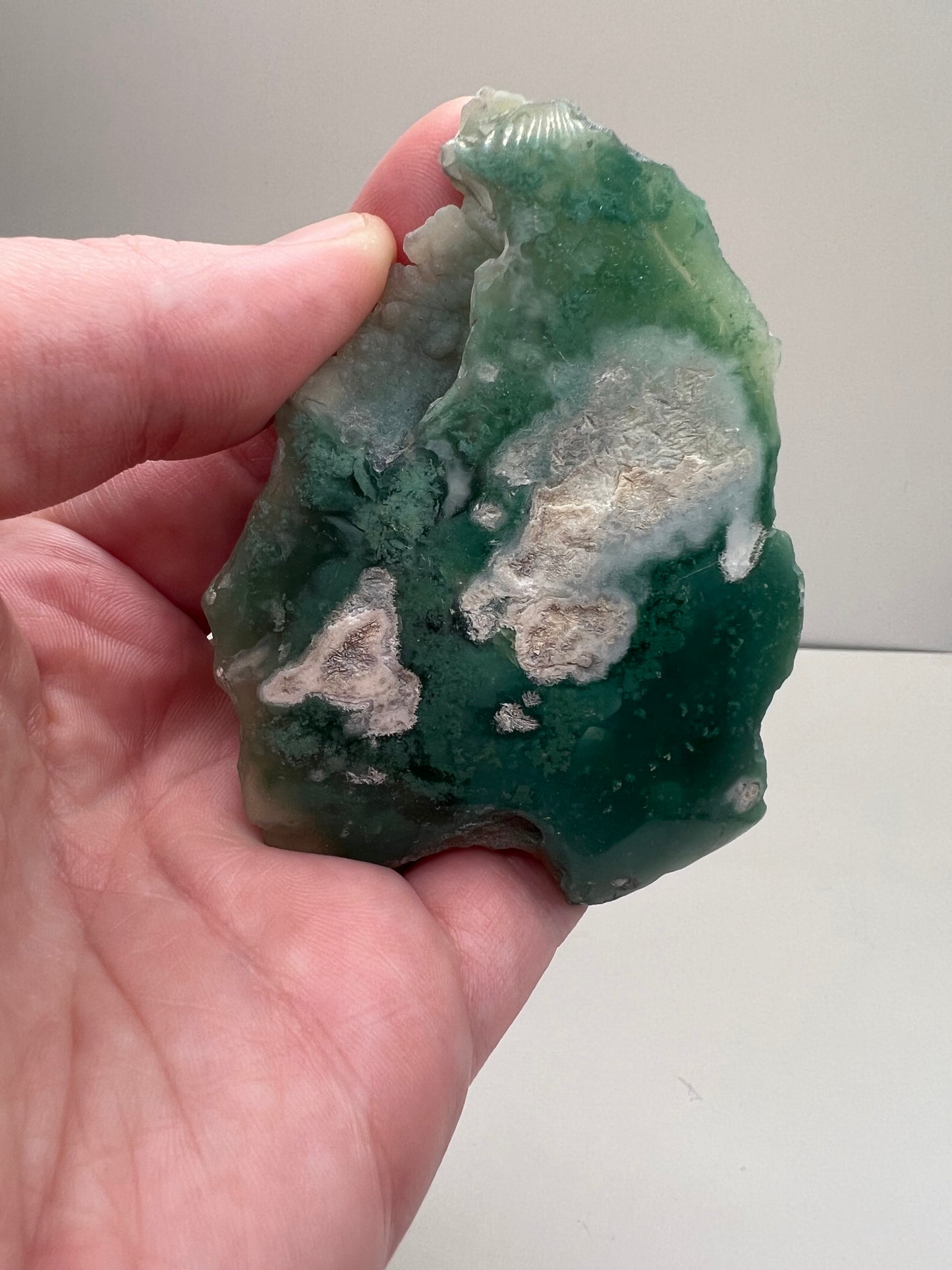 Chrysoprase + Emerald Polished