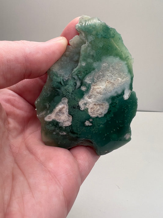 Chrysoprase + Emerald Polished