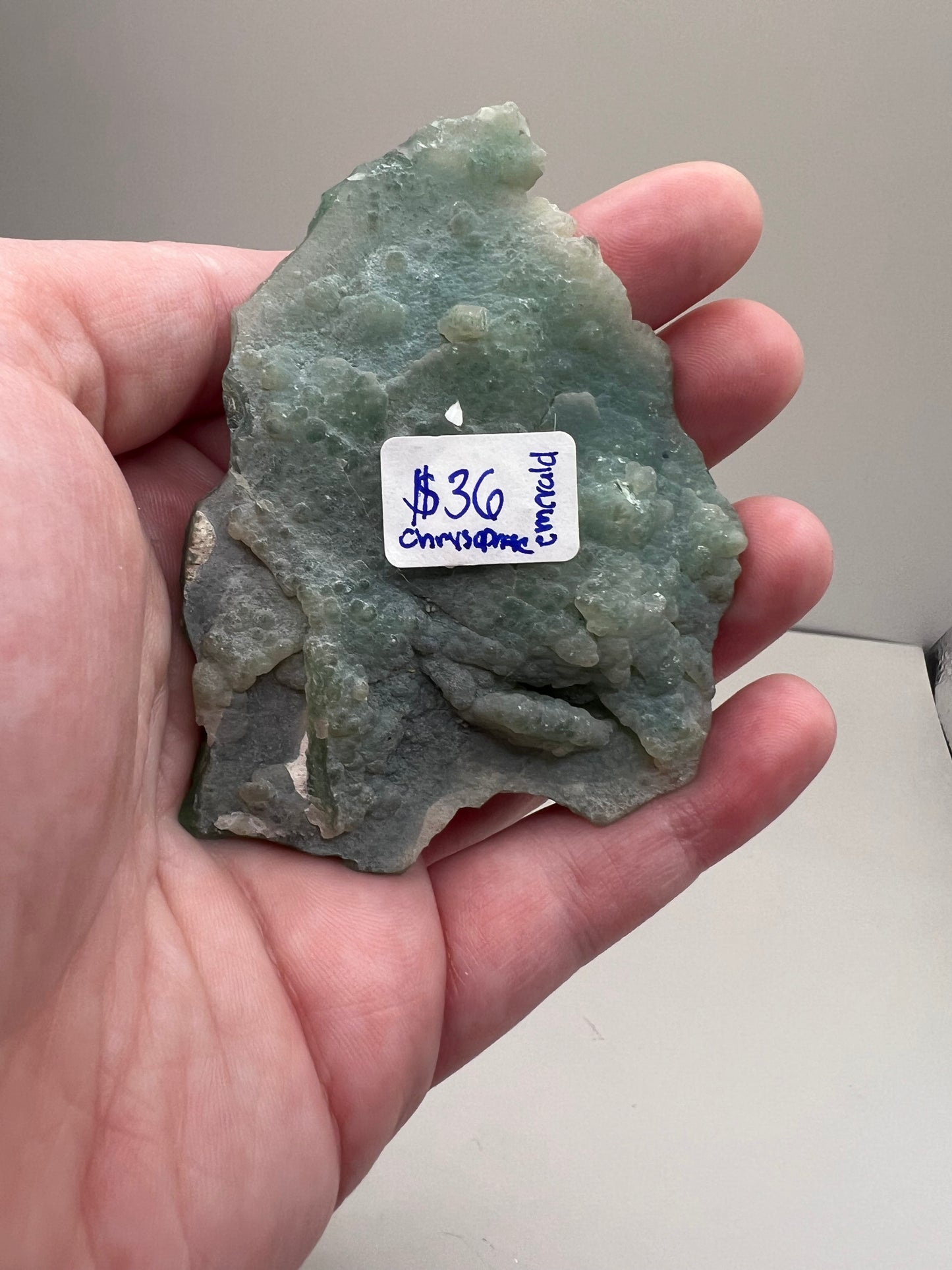 Chrysoprase + Emerald Polished